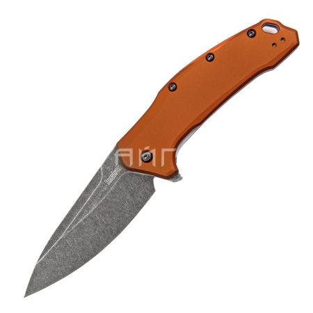 Нож складной Kershaw K1776BRZBW Link -.,рукоять-bronze aluminum,blackwash. сталь 420HC