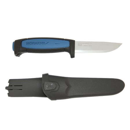 Нож Morakniv Pro S, нержавеющая сталь, резиновая ручка с синей вставкой (12242)