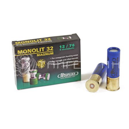 Патрон 12/76 пуля Monolit 32г DDupleks (5/250)