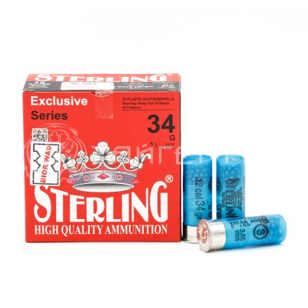 Патрон 12/70 №3 34г б/к STERLING (25/250)