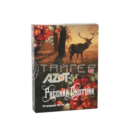 Патрон 12/70 №1 32г б/к Русский Охотник Азот (25/250)