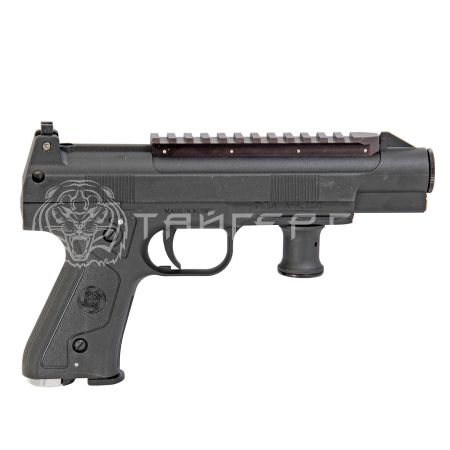 Пистолет газобалон. CO2+PCP АТАМАН-М2 к.4,5 с планкой вивер