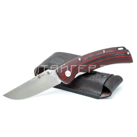 Нож складной Аляска, ст.VG10, рук.G10 (черно-красная)