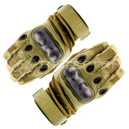 Перчатки тактические Oval полноразмерные Хаки (XL) OV-P-НК-XL
