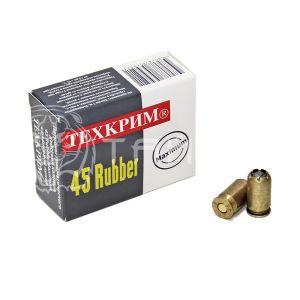 Патрон Техкрим 45 Rubber травм. рез. пуля Maximum (20/1080шт)