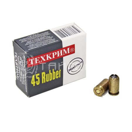 Патрон Техкрим 45 Rubber травм. рез. пуля Maximum (20/1080шт)
