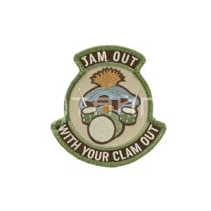 ШЕВРОН ПАТЧ на липучке Jam Out код MSM patch-00087-arid
