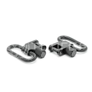 Антабки ShotTime быстросъёмные на приклад и на ствол D=21.6-22.8мм, для ремня 25мм ST-1591-2