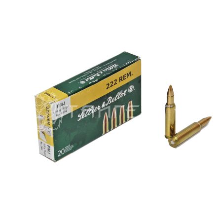 Патрон .222 Rem S&B FMJ 3,24г/50гр (20шт)