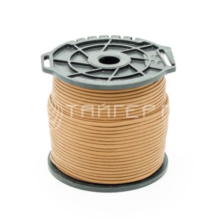 Шнур паракордовый тактический 100 м темный песок