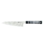 нож кухонный, рукоять бело-черный G10, сатин клинок из 304Cu, 175 мм. XC103 Utility knife