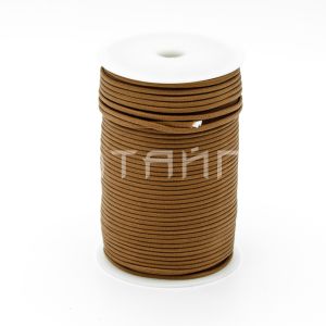 Шнур паракордовый туристический 100 м темный песок