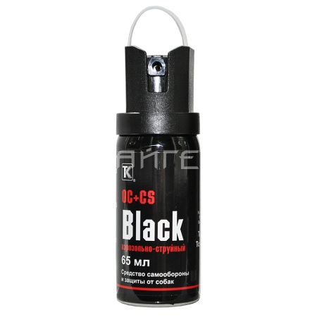 Баллончик самообороны Black 65 мл с извлекателем