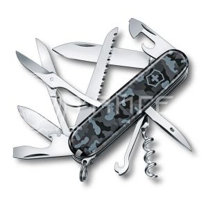 Нож перочинный Victorinox Huntsman (1.3713.942) 91мм 15функц. морской камуфляж карт.коробка
